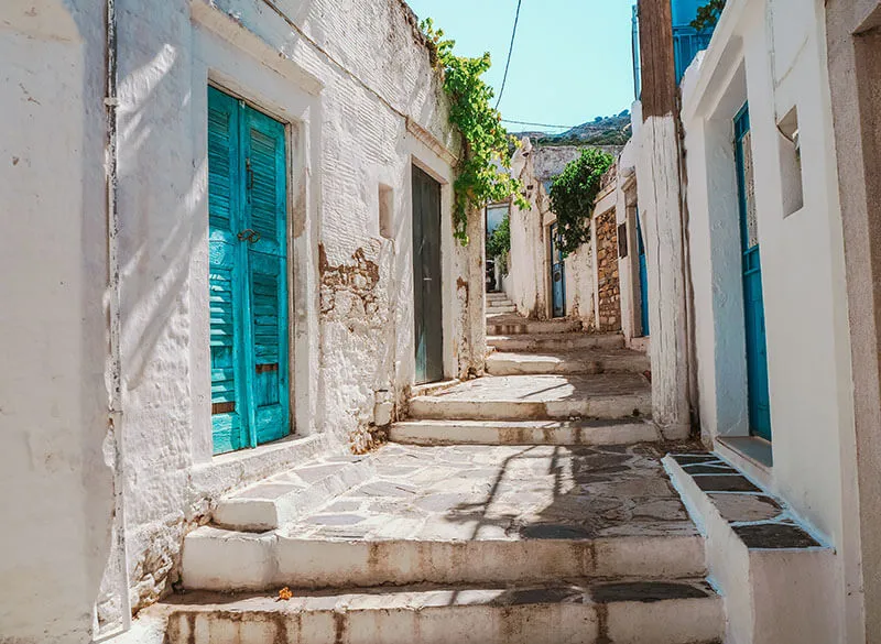 naxos villages view